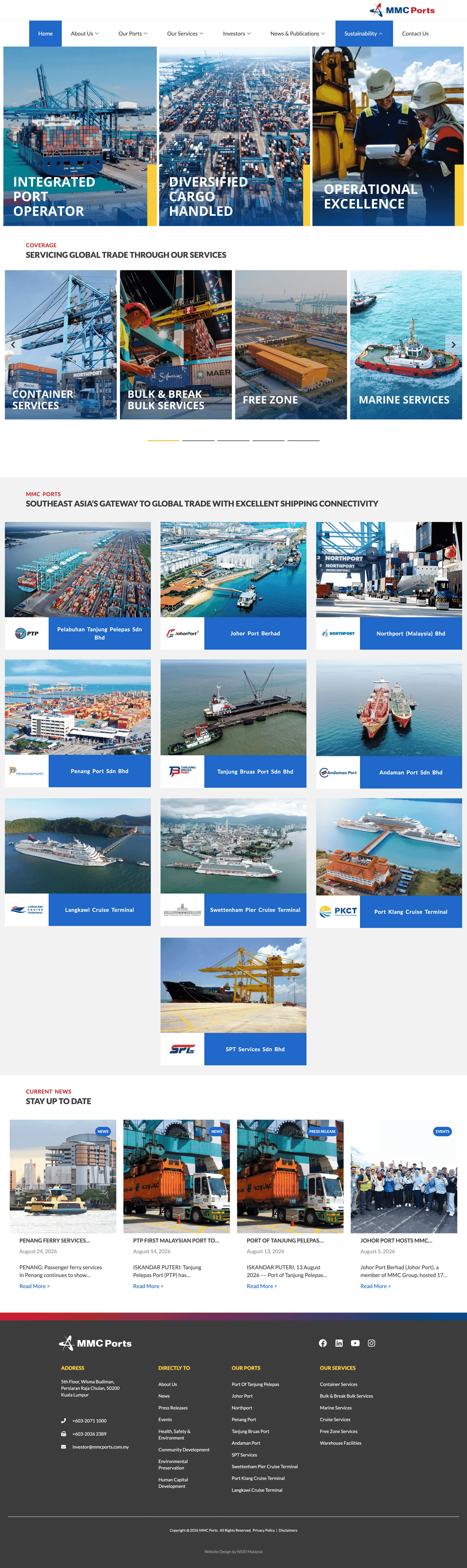 MMC Ports Website