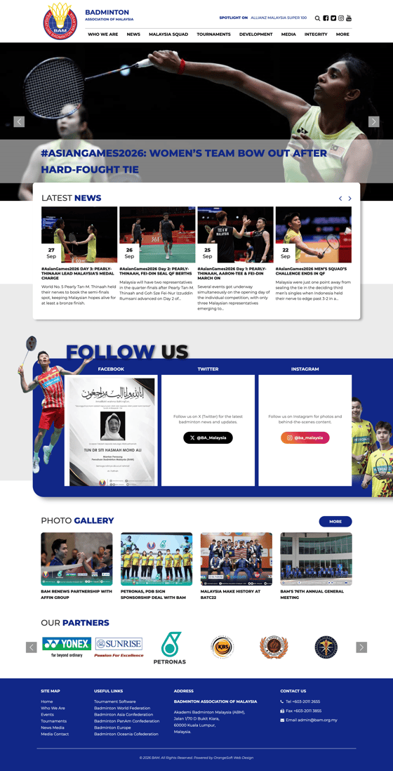 Badminton Association of Malaysia (BAM)