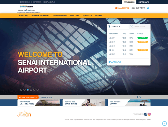 Senai Airport Terminal Services