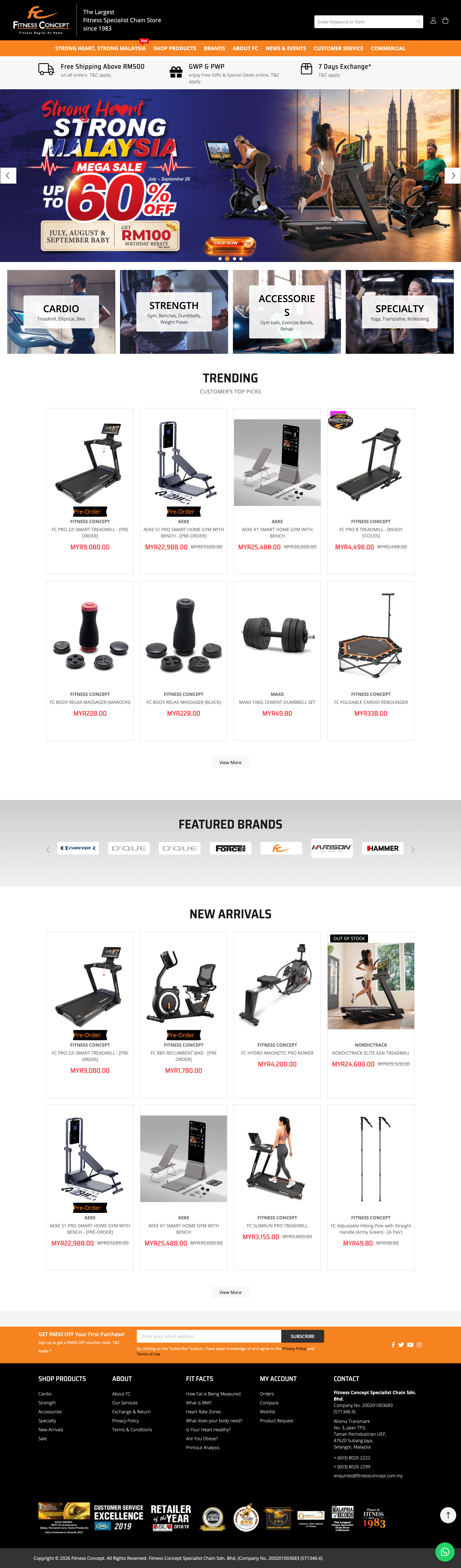 Fitness Concept Specialist Chain
