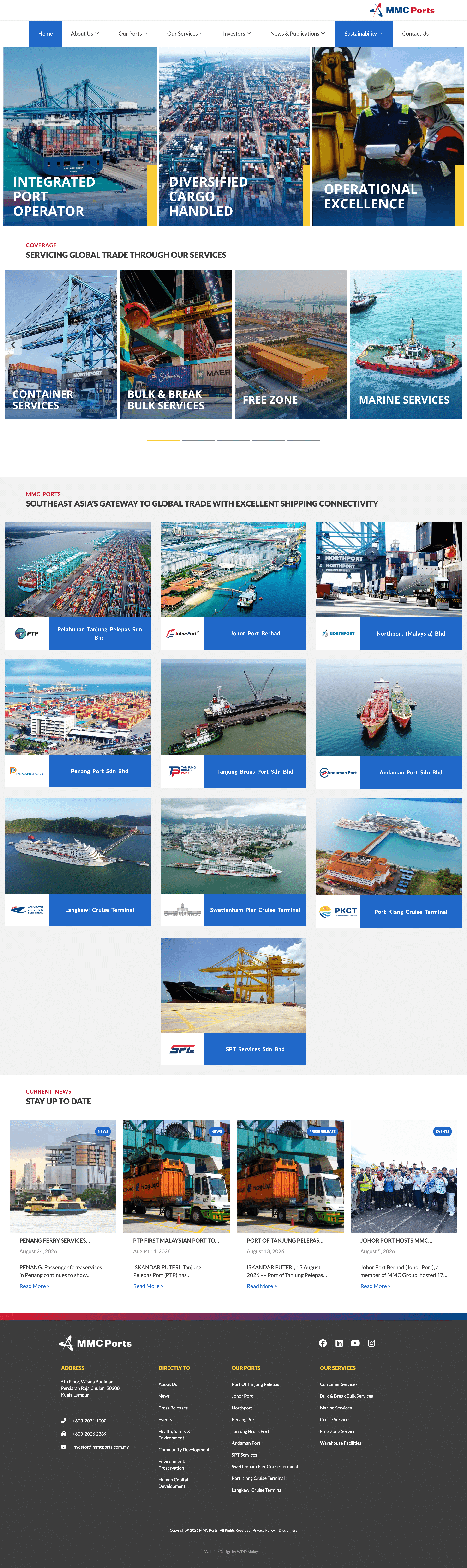 MMC Ports Website