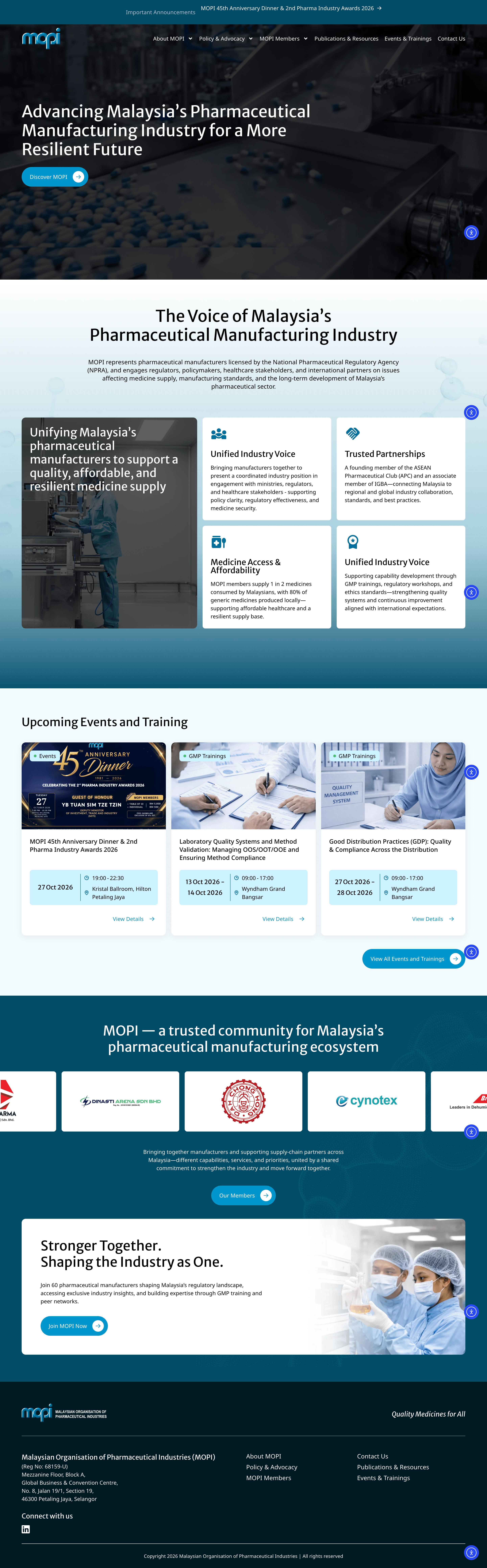 Malaysian Organisation of Pharmaceutical Industries (MOPI)